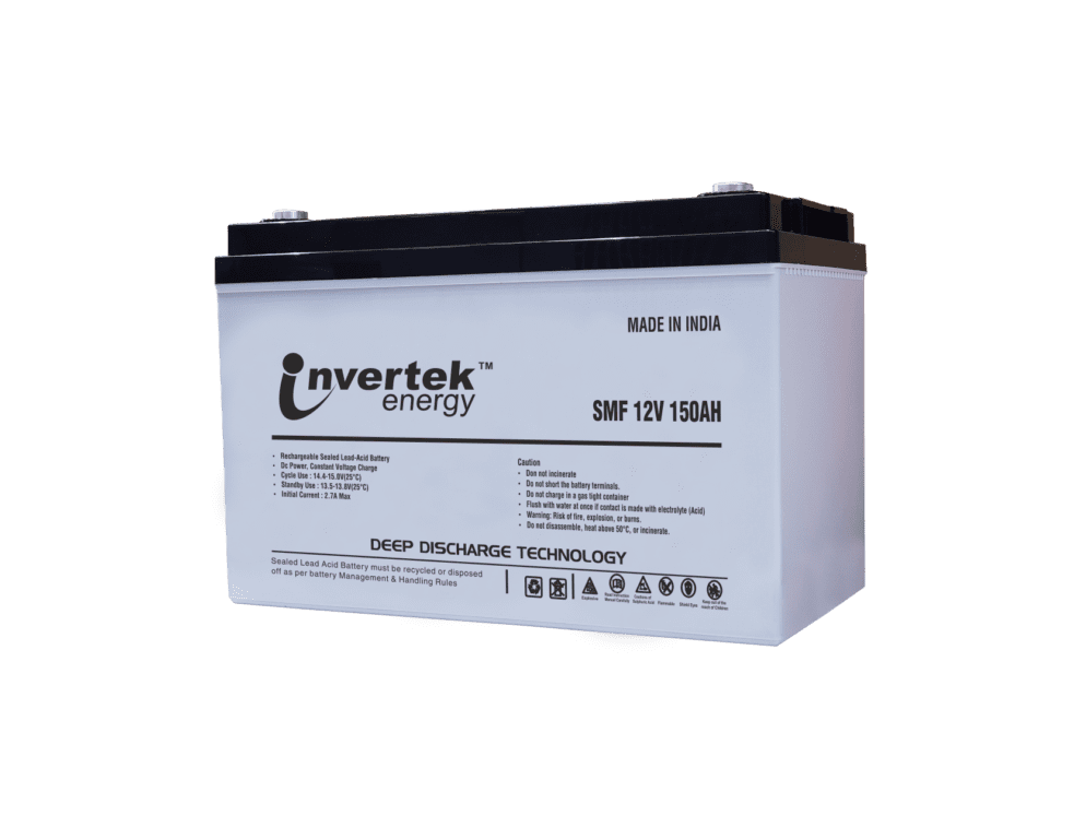 Invertek energy Sealed Maintenance Free (SMF) Battery - 150Ah