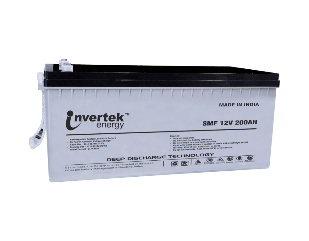 Invertek energy Sealed Maintenance Free (SMF) Battery - 200Ah
