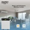 Solar inverter with lithium battery backup