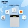 Solar inverter with lithium battery backup