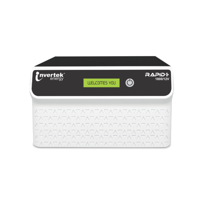 Invertek Rapid+ 1800/12V 1600VA | 1280W | Pure Sine Wave Solar Inverter