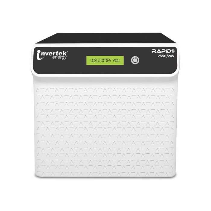 Invertek Rapid+ 2550/24V 2250VA| 1900W  | Pure Sine Wave Solar Inverter