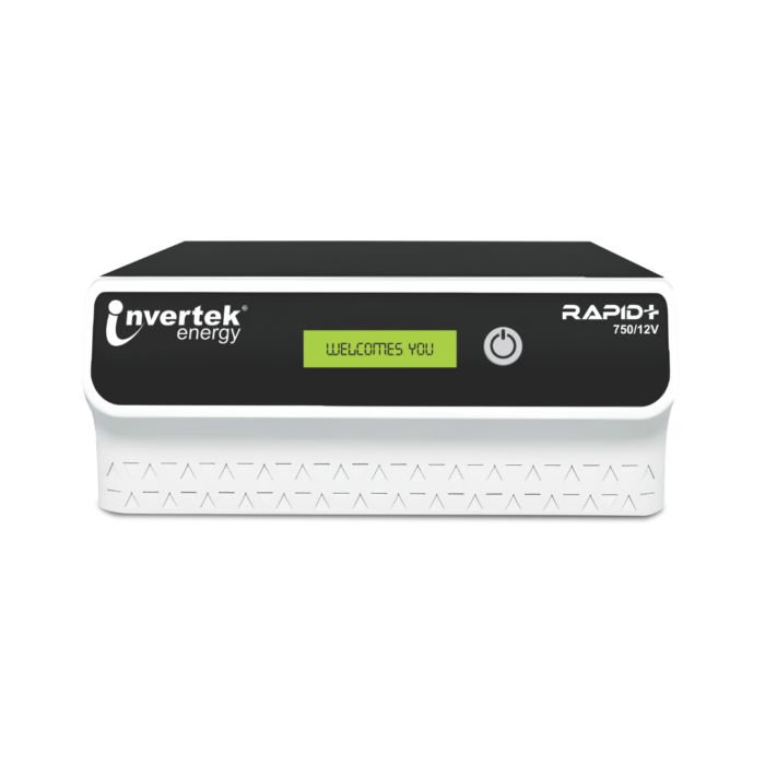 Invertek Rapid+ 750/12V 700VA | 560W | Pure Sine Wave Solar Inverter