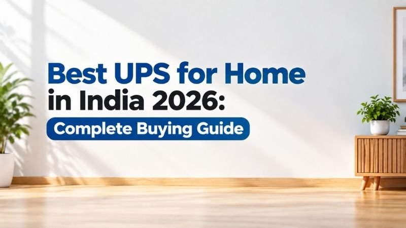 Best UPS for home in India 2026 buying guide in a bright modern living room